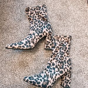 Cheetah Sock Booties
